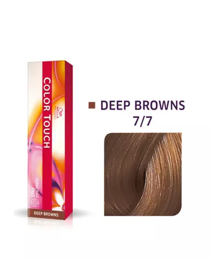 Wella Professionals Color Touch Sans ammoniaque Teinture capillaire semi-permanente 7/7 Medium Chestnut Blond, 60 ml