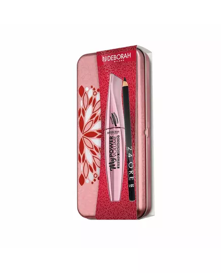 Set Deborah: 24H Extra Gel Pencil Eyeliner Black 1.5 g + My Power Waterproof Volumizing Mascara Black, 1.5 g, image 2