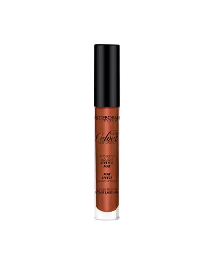 Deborah Fluid Velvet Matte Liquid Lipstick 53 Brown, 4.5 g