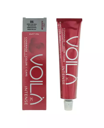 Intercosmo Voila 3C Intense Pigment de coloration capillaire 06 Red Corrector, 60 ml, image 2