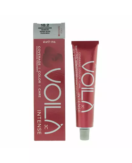 Intercosmo Voila 3C Intense Teinture permanente pour cheveux 10.2 Silver Ice, 60 ml