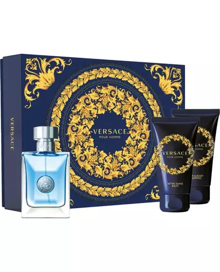 Versace Pour Homme Gift Set EDT 50 ml, after shave balm 50 ml and Shampoo, 50 ml