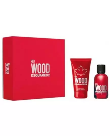 Set Dsquared 2: Red Wood Eau De Toilette For Women 100 ml + Red Wood Body Lotion, 100 ml