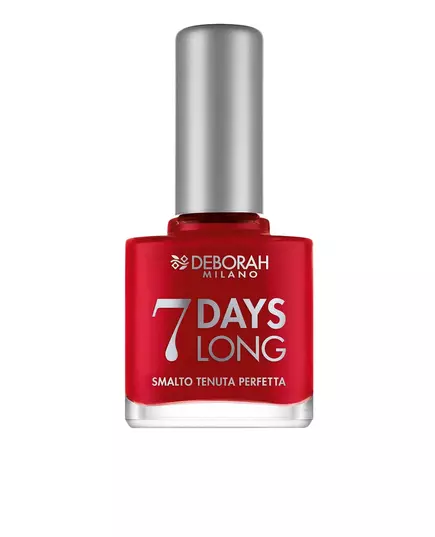 Deborah 7 Day Long Vitamines Séchage rapide Vernis à ongles EN876 Rouge emblématique, 11 ml
