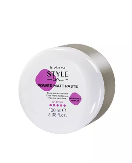 Matte Hair Styling Paste Inebrya Style-In Extra Strong Hold, 100 ml