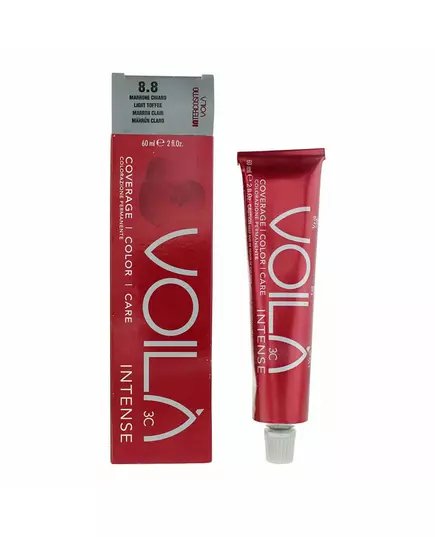 Intercosmo Voila 3C Intense Teinture permanente pour cheveux 8.8 Light Toffee, 60 ml, image 2
