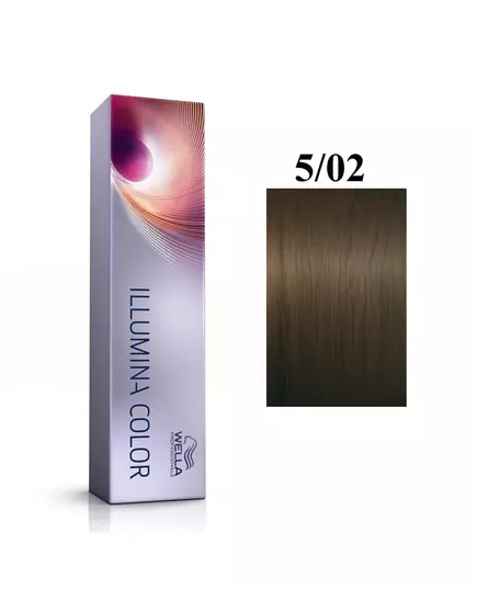 Wella Professionals Illumina Color Permanente Haarfarbe 5/02 Matte Natural Light Chestnut, 60 ml, Bild 2