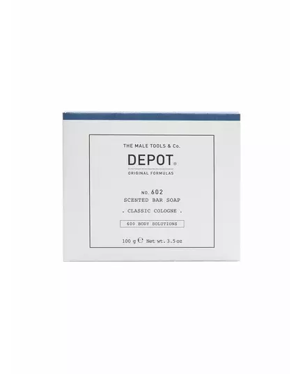 Depot 600 Body Solutions No. 602 Complexe botanique Nettoyage Cologne classique Pain de savon parfumé Notes florales, 100 g, image 3