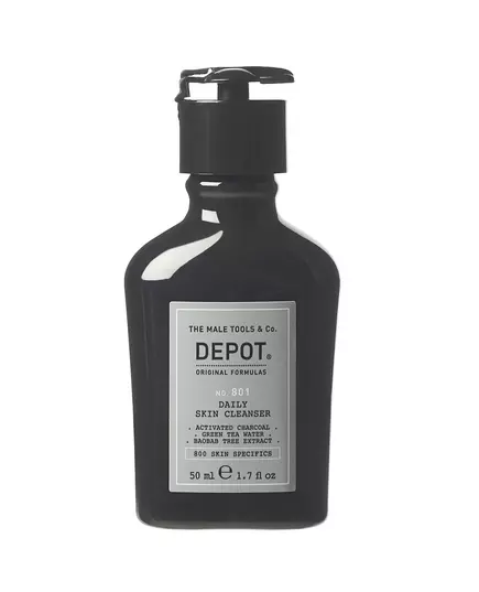 Depot 800 Skin Specifics No. 801 Activated Charcoal Detoxifying Cleansing Gel For Face, 50 ml