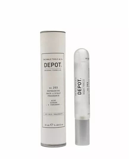Depot 200 Hair Treatments No. 203 Brume parfumée pour les cheveux Pour hommes Menthe Gingembre & Cardamome, 20 ml