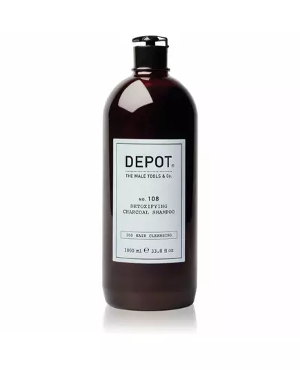 Depot 100 Hair Cleansing No. 108 Holzkohle Haarshampoo Entgiftend, 1000 ml, Bild 2