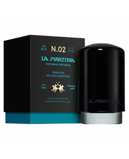 La Martina Blue Gardenia Intense Eau de Cologne Unisex Flasche, 80 ml, Bild 2