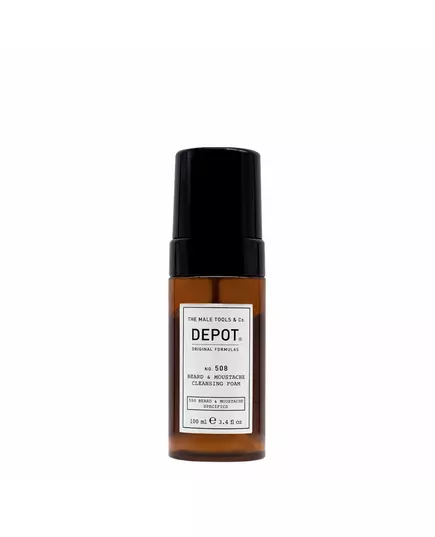 Depot 500 Beard & Mustache Specifics No. 508 Beard Foam For Cleansing, 100 ml