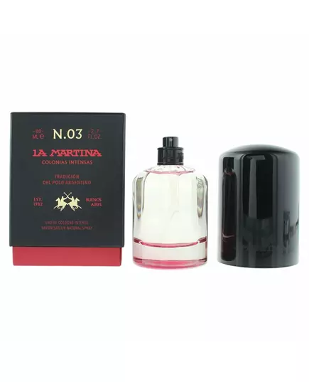 La Martina Nude Amber Intense Eau de Cologne Unisexe Bouteille, 80 ml, image 2