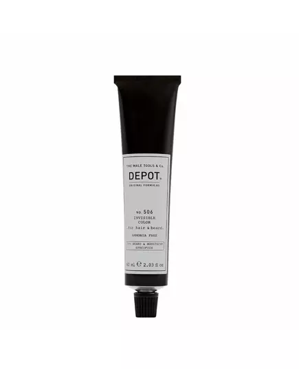 Depot 500 Beard & Mustache Specifics No. 506 Invisible Clour Teinture capillaire semi-permanente Steel, 60 ml, image 2