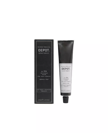 Depot 500 Beard & Mustache Specifics No. 506 Invisible Clour Semi-permanente Haarfarbe Natural Graphite, 60 ml