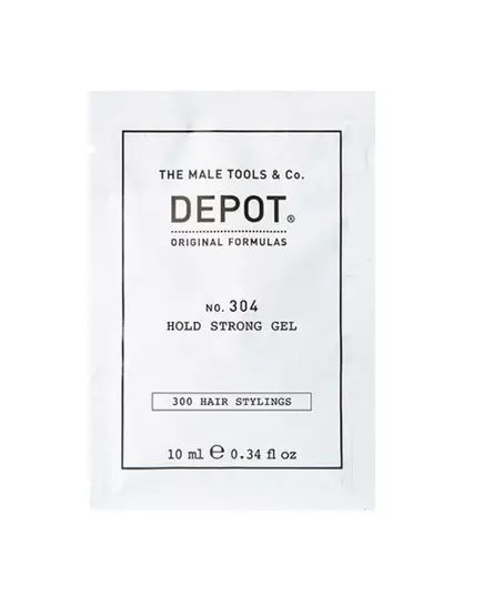 Depot 300 Hair Stylings No. 304 Botanical Hair Styling Gel For Styling Strong Hold, 10 ml