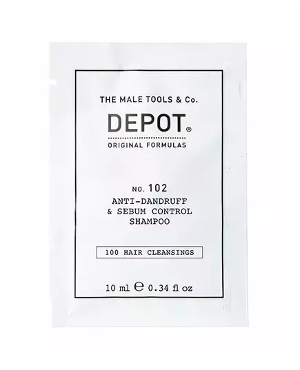 Depot 100 Hair Cleansing No. 102 Botanischer Komplex Haarshampoo Anti-Schuppen & Sebumkontrolle, 10 ml