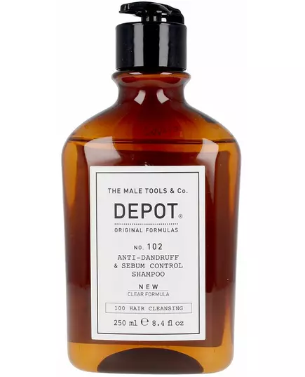 Depot 100 Hair Cleansing No. 102 Complexe botanique Shampooing Antipelliculaire & contrôle du sébum, 250 ml