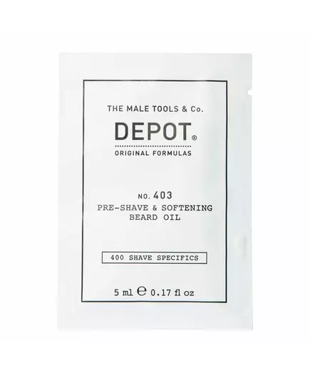 Depot 400 Shave Specifics No. 403 Sweet Almond Softening Pre-Shaving Oil, 5 ml