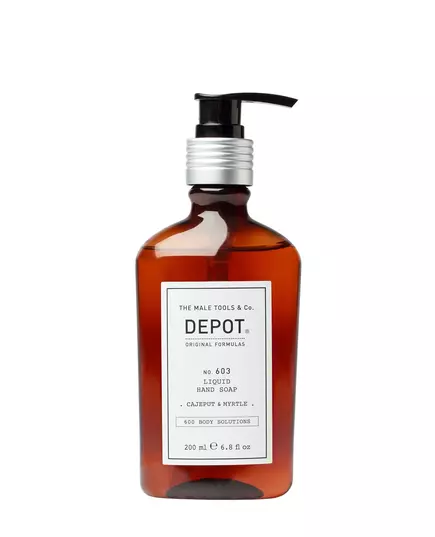 Depot 600 Body Solutions No. 603 Kajeput & Myrte Sorbit Reinigung Flüssigseife Für Hände, 200 ml