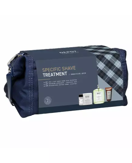 Set Depot: 400 Shave Specifics No. 401 Soothing Pre & Post Shaving Cream 75 ml + 400 Shave Specifics No. 407 Pro-Vitamin B5 Restoring & Refreshing After-Shave Lotion 100 ml + 400 Shave Specifics No. 405 Allantoin Moisturizing Shaving Cream, 75 ml