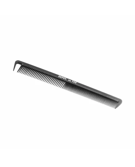 Depot Accessories No. 705 Carbon Hair Plastic Comb Black
