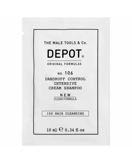 Depot 100 Hair Cleansing No. 106 Clear Formula Pro-Vitamin B5 Hair Shampoo Anti-Dandruff, 10 ml, image 2