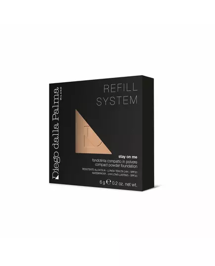 Diego Dalla Palma Stay On Me Langlebig Kompakt-Foundation 54 Keks SPF 20 Nachfüllen, 6 g