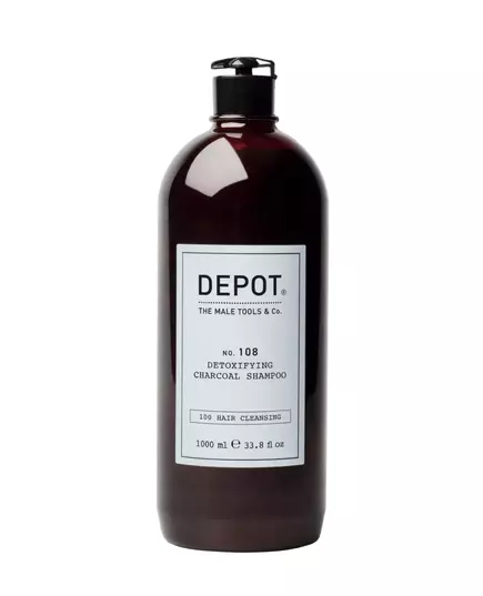 Depot 100 Hair Cleansing No. 108 Holzkohle Haarshampoo Entgiftend, 1000 ml