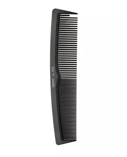Depot Accessories No. 702 Carbon Hair Plastic Comb Black
