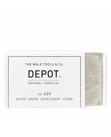Depot 400 Shave Specifics No. 409 Kaliumaluminiumsulfat Beruhigend After-Shave Adstringierender Stein, 90 g