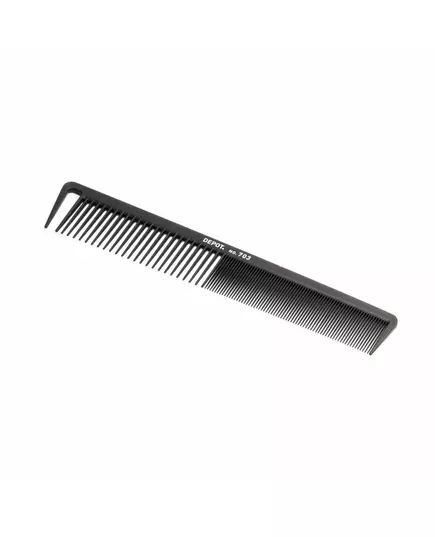 Depot Accessories No. 703 Carbon Hair Plastic Comb Black