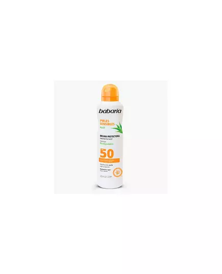 Babaria SOLAR PEAU SENSIBLE brume protectrice SPF50, 200 ml