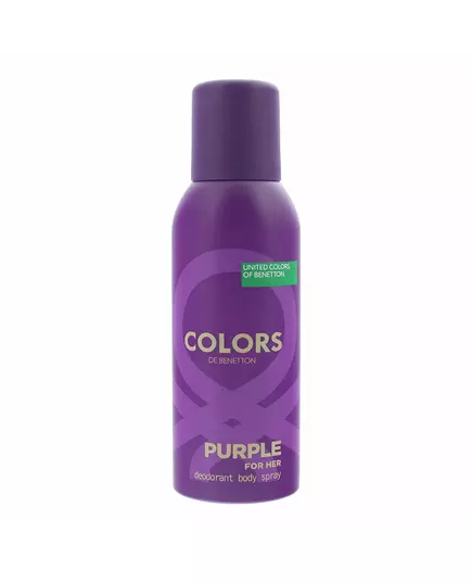 Benetton Colors Purple Long-Lasting Floral Deodorant Spray For Women, 150 ml