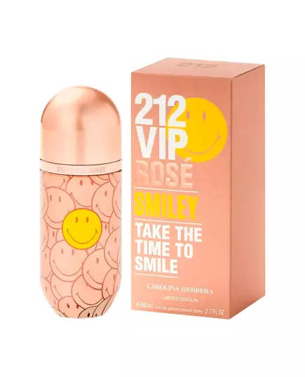 Carolina Herrera 212 Vip Rose Smiley Eau de Parfum Pour les femmes, 80 ml, image 2