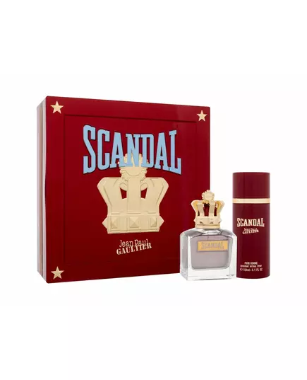 Set Jean Paul Gaultier: Scandal Eau De Toilette For Men 100 ml + Scandal Deodorant Spray For Men, 100 ml