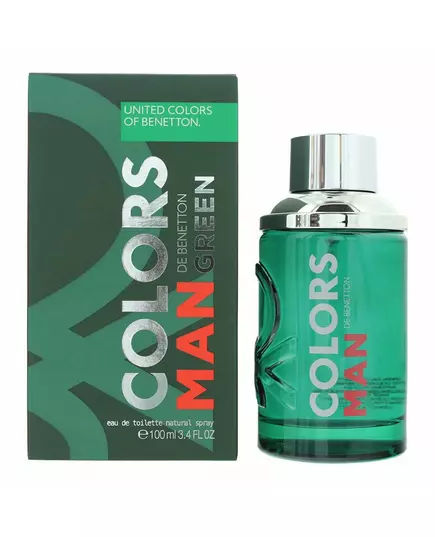Benetton Colors Man Green Eau de Toilette Für Männer, 100 ml, Bild 3