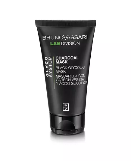 Bruno Vassari Glyco System Charcoal Exfoliating Cream Mask For Face, 65 g