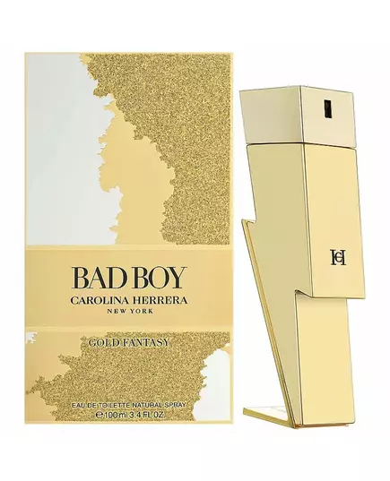 Carolina Herrera Bad Boy Gold Fantasy Eau de Toilette Für Männer, 100 ml, Bild 2