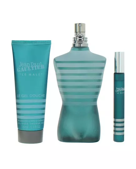 Set Jean Paul Gaultier: Le Male Eau De Toilette For Men 125 ml + Le Male Eau De Toilette For Men 10 ml + Le Male Cleansing Shower Gel For All Skin Types, 125 ml, image 2
