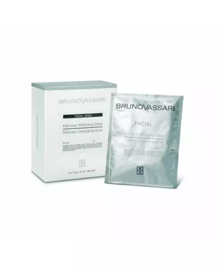 Setzen Bruno Vassari White Aufhellung Peel-Off-Maske Tag & Nacht Für das Gesicht 6 stk, 6 × 30 g