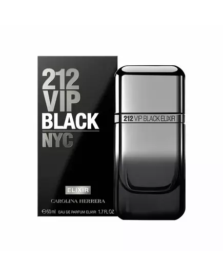 Carolina Herrera 212 VIP Black Elixir Eau De Parfum For Men, 50 ml, image 2