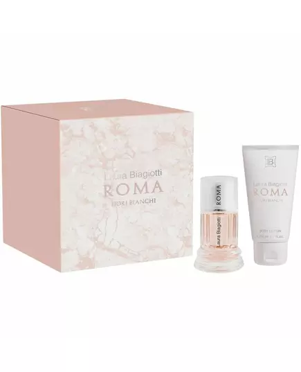 Roma Fiori Bianchi Gift set EDT 25 ml and body lotion, 25 ml
