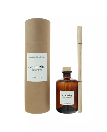 The Olphactory Wandering Goji Black Tea Bâtonnets parfumés Diffuseur de parfum à roseaux, 500 ml