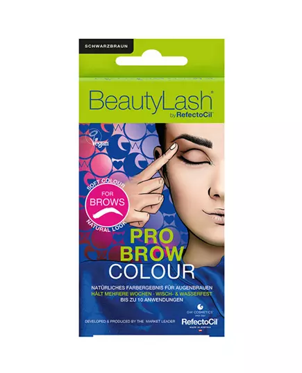 Refectocil BEAUTYLASH PRO BROW COLOUR eyebrow tint kit #Dark Brown 1 unit, 7 ml