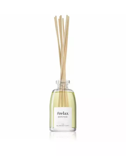 The Olphactory Relax White Musk Bâtonnets parfumés Musc blanc Diffuseur de parfum à roseaux, 250 ml