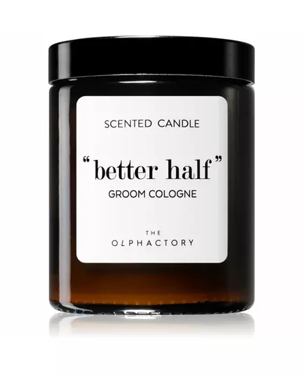 The Olphactory Better Half Groom Cologne Cologne Scented Candle, 135 g