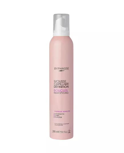 Byphasse Active Curl Hair Styling Mousse For Styling Strong Hold, 300 ml