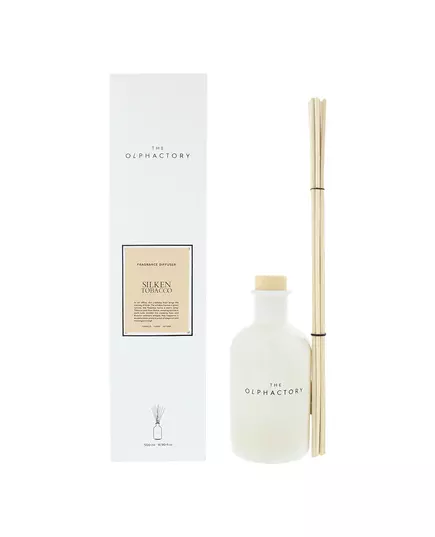 The Olphactory Silken Tobacco Fragrance Sticks Aroma Reed Diffuser, 500 ml